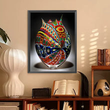 Load image into Gallery viewer, Red Spotted Vase 30*40CM(Canvas) Full Round Drill Diamond Painting
