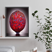 Load image into Gallery viewer, Red Vase 30*40CM(Canvas) Full Round Drill Diamond Painting
