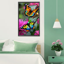 Load image into Gallery viewer, Butterfly 30*50CM(Canvas) Full Round Drill Diamond Painting
