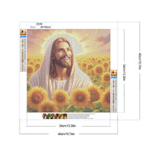 Load image into Gallery viewer, Jesus 40*40CM(Canvas) Full Round Drill Diamond Painting
