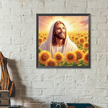 Load image into Gallery viewer, Jesus 40*40CM(Canvas) Full Round Drill Diamond Painting
