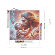 Load image into Gallery viewer, Jesus 40*40CM(Canvas) Full Round Drill Diamond Painting
