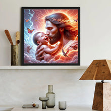 Load image into Gallery viewer, Jesus 40*40CM(Canvas) Full Round Drill Diamond Painting
