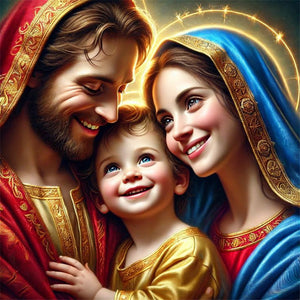 Jesus 40*40CM(Canvas) Full Round Drill Diamond Painting
