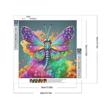 Load image into Gallery viewer, Butterfly 40*40CM(Canvas) Full Round Drill Diamond Painting
