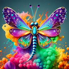 Load image into Gallery viewer, Butterfly 40*40CM(Canvas) Full Round Drill Diamond Painting
