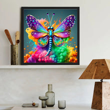 Load image into Gallery viewer, Butterfly 40*40CM(Canvas) Full Round Drill Diamond Painting
