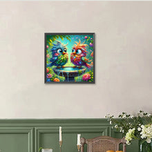 Load image into Gallery viewer, Bird 40*40CM(Canvas) Full Round Drill Diamond Painting
