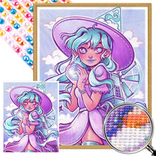 Load image into Gallery viewer, Cute Witch 40*50CM(Picture) Full AB Round Drill Diamond Painting
