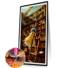 Load image into Gallery viewer, Belle In The Library 40*70CM(Picture) Full AB Round Drill Diamond Painting
