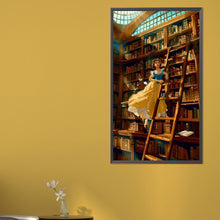 Load image into Gallery viewer, Belle In The Library 40*70CM(Picture) Full AB Round Drill Diamond Painting
