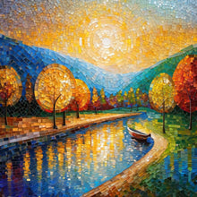Load image into Gallery viewer, Glass Fragments Painting 40*40CM(Canvas) Full Round Drill Diamond Painting
