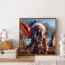 Load image into Gallery viewer, Indians Tampa Bay Buccaneers 40*40CM(Canvas) Full Round Drill Diamond Painting
