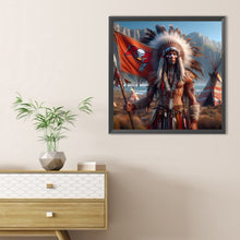 Load image into Gallery viewer, Indians Tampa Bay Buccaneers 40*40CM(Canvas) Full Round Drill Diamond Painting
