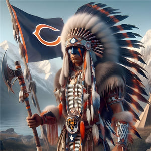 Indians 40*40CM(Canvas) Full Round Drill Diamond Painting