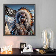 Load image into Gallery viewer, Indians 40*40CM(Canvas) Full Round Drill Diamond Painting
