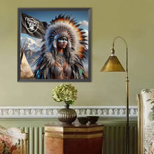 Load image into Gallery viewer, Indians 40*40CM(Canvas) Full Round Drill Diamond Painting
