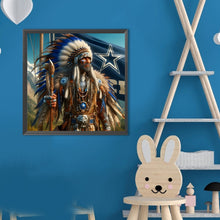 Load image into Gallery viewer, Indians 40*40CM(Canvas) Full Round Drill Diamond Painting
