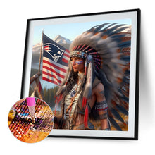 Load image into Gallery viewer, Indians 40*40CM(Canvas) Full Round Drill Diamond Painting
