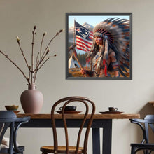 Load image into Gallery viewer, Indians 40*40CM(Canvas) Full Round Drill Diamond Painting
