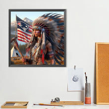 Load image into Gallery viewer, Indians 40*40CM(Canvas) Full Round Drill Diamond Painting

