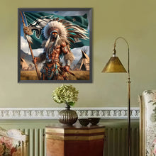 Load image into Gallery viewer, Indians 40*40CM(Canvas) Full Round Drill Diamond Painting

