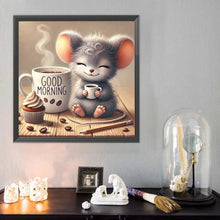 Load image into Gallery viewer, Good Morning Mouse 40*40CM(Canvas) Full Round Drill Diamond Painting
