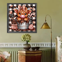 Load image into Gallery viewer, Hot Chocolate Yak 40*40CM(Canvas) Full Round Drill Diamond Painting

