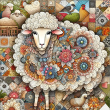 Load image into Gallery viewer, Sheep 40*40CM(Canvas) Full Round Drill Diamond Painting
