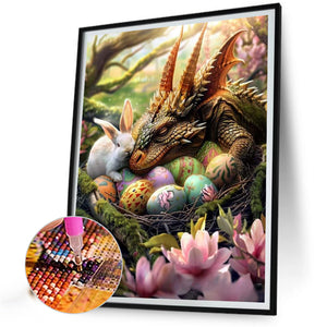 Egg Pterosaur 40*50CM(Canvas) Full Round Drill Diamond Painting