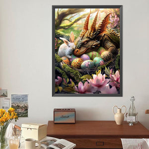 Egg Pterosaur 40*50CM(Canvas) Full Round Drill Diamond Painting