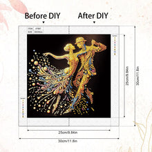 Load image into Gallery viewer, Elegant Dancing Woman 30*30CM(Canvas) Partial Special Shaped Drill Diamond Painting
