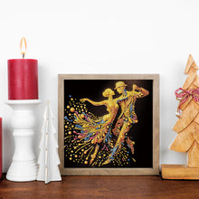 Load image into Gallery viewer, Elegant Dancing Woman 30*30CM(Canvas) Partial Special Shaped Drill Diamond Painting
