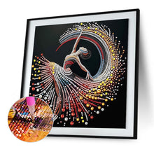 Load image into Gallery viewer, Elegant Dancing Woman 30*30CM(Canvas) Partial Special Shaped Drill Diamond Painting
