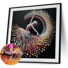 Load image into Gallery viewer, Elegantly Dancing Woman 30*30CM(Canvas) Partial Special Shaped Drill Diamond Painting
