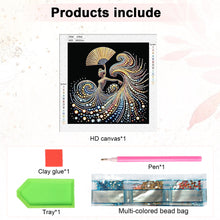 Load image into Gallery viewer, Elegant Dancing Woman 30*30CM(Canvas) Partial Special Shaped Drill Diamond Painting
