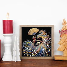 Load image into Gallery viewer, Elegant Dancing Woman 30*30CM(Canvas) Partial Special Shaped Drill Diamond Painting
