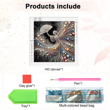 Load image into Gallery viewer, Elegant Dancing Woman 30*30CM(Canvas) Partial Special Shaped Drill Diamond Painting
