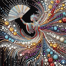 Load image into Gallery viewer, Elegant Dancing Woman 30*30CM(Canvas) Partial Special Shaped Drill Diamond Painting
