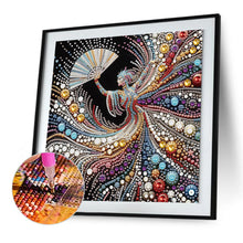 Load image into Gallery viewer, Elegant Dancing Woman 30*30CM(Canvas) Partial Special Shaped Drill Diamond Painting
