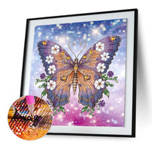Load image into Gallery viewer, Butterfly 30*30CM(Canvas) Partial Special Shaped Drill Diamond Painting
