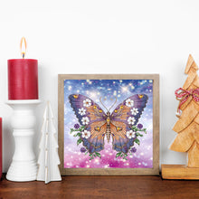 Load image into Gallery viewer, Butterfly 30*30CM(Canvas) Partial Special Shaped Drill Diamond Painting
