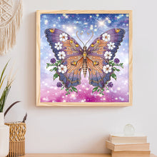 Load image into Gallery viewer, Butterfly 30*30CM(Canvas) Partial Special Shaped Drill Diamond Painting
