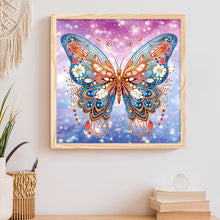 Load image into Gallery viewer, Butterfly 30*30CM(Canvas) Partial Special Shaped Drill Diamond Painting
