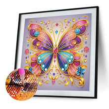 Load image into Gallery viewer, Butterfly 30*30CM(Canvas) Partial Special Shaped Drill Diamond Painting
