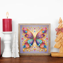 Load image into Gallery viewer, Butterfly 30*30CM(Canvas) Partial Special Shaped Drill Diamond Painting
