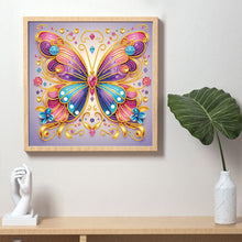Load image into Gallery viewer, Butterfly 30*30CM(Canvas) Partial Special Shaped Drill Diamond Painting
