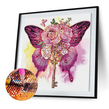 Load image into Gallery viewer, Butterfly 30*30CM(Canvas) Partial Special Shaped Drill Diamond Painting
