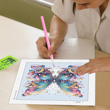 Load image into Gallery viewer, Butterfly 30*30CM(Canvas) Partial Special Shaped Drill Diamond Painting
