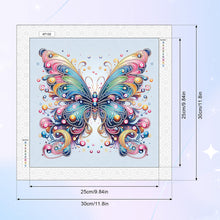 Load image into Gallery viewer, Butterfly 30*30CM(Canvas) Partial Special Shaped Drill Diamond Painting
